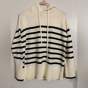 Philosophy Black and White Sweater Hoodie Size XS
